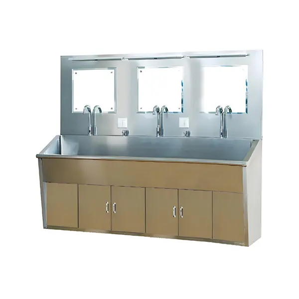 ?多人不銹鋼洗手池